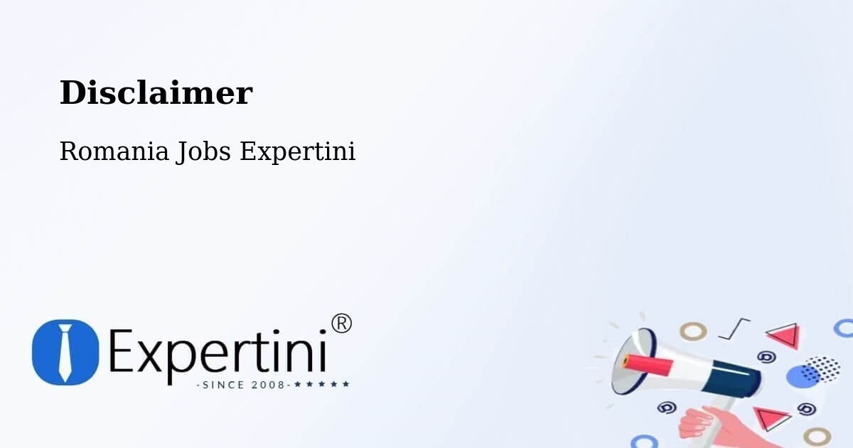 Disclaimer – Comuna Ohaba Lungă - Romania Jobs Expertini